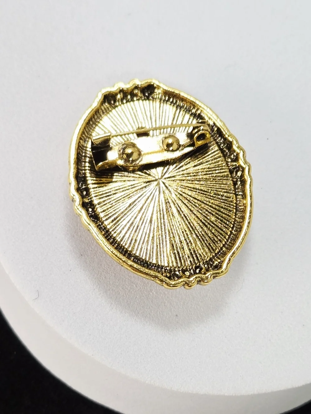 Victorian Romance Pink Cameo Brooch Gold Vintage Renaissance Pin Coquette Gift